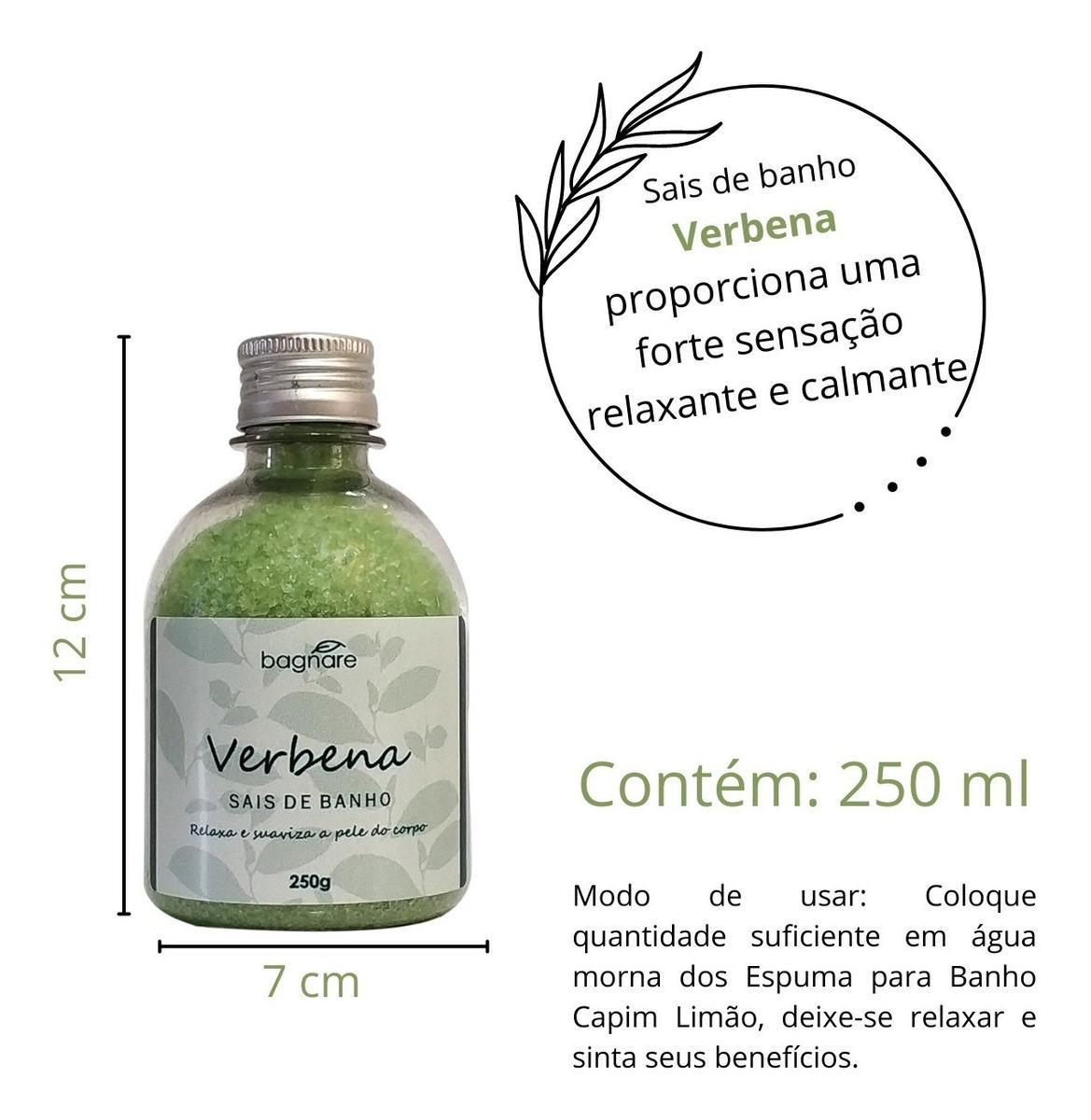 Sais Para Banho E Espuma Para Banheira Lavanda E Verbena