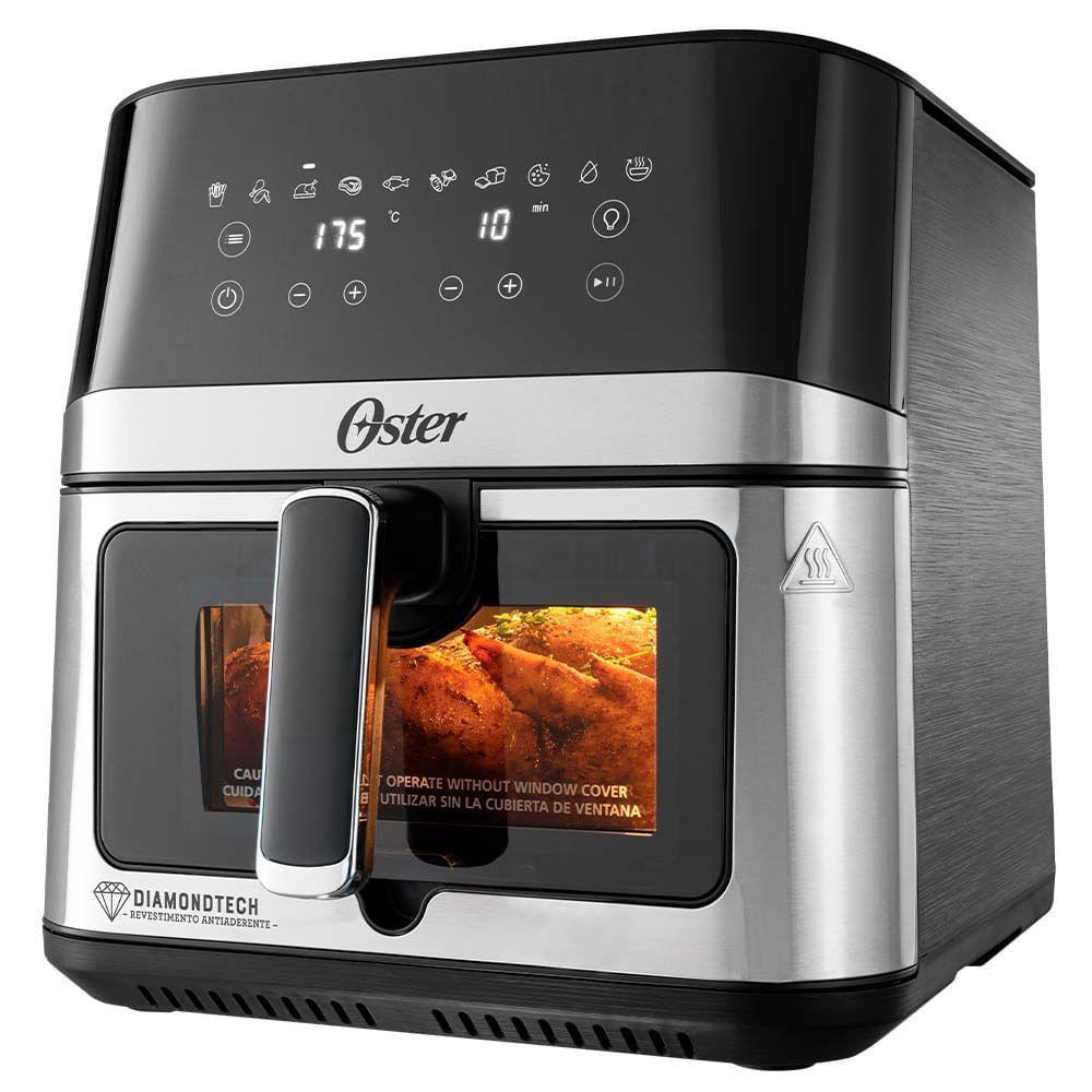 Miniatura Fritadeira Oster Inox Diamondtech 7,5L Com Visor Transparente 110V