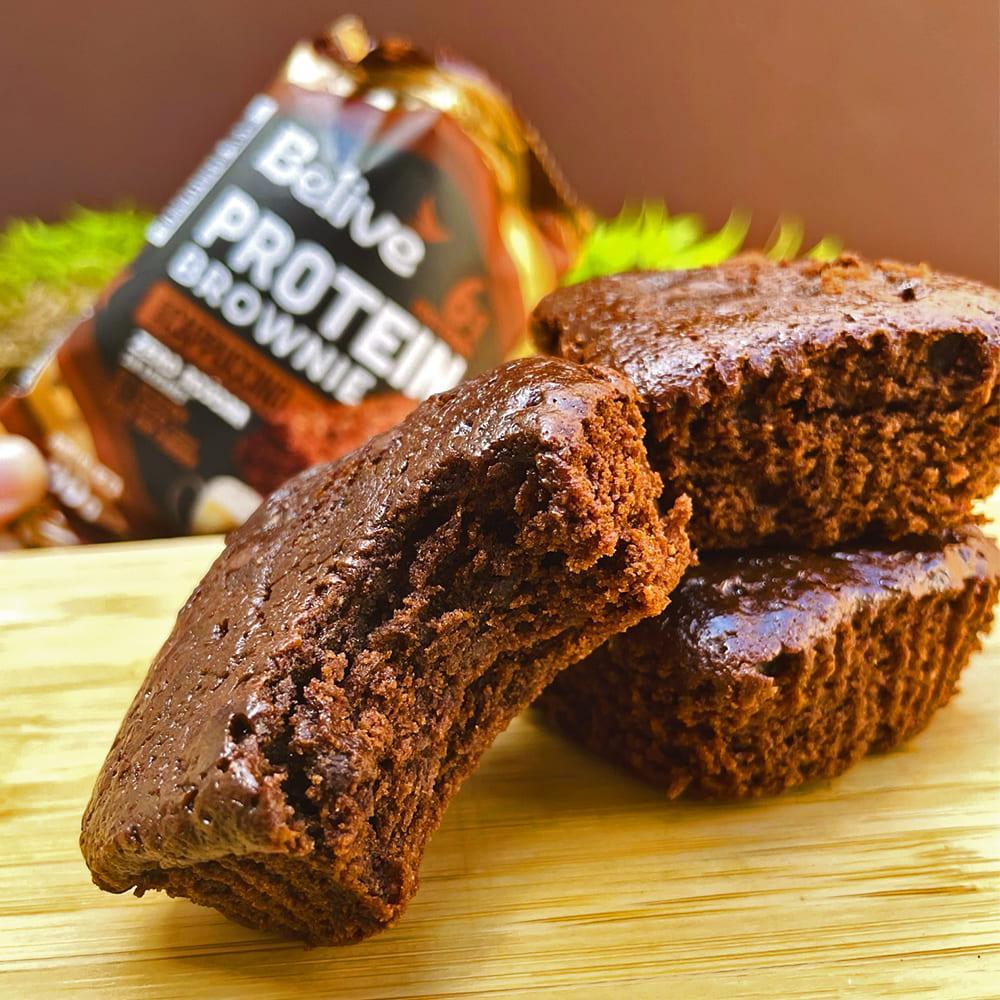 Miniatura Protein Brownie Cappuccino Belive Zero 40G (20 Unidades)
