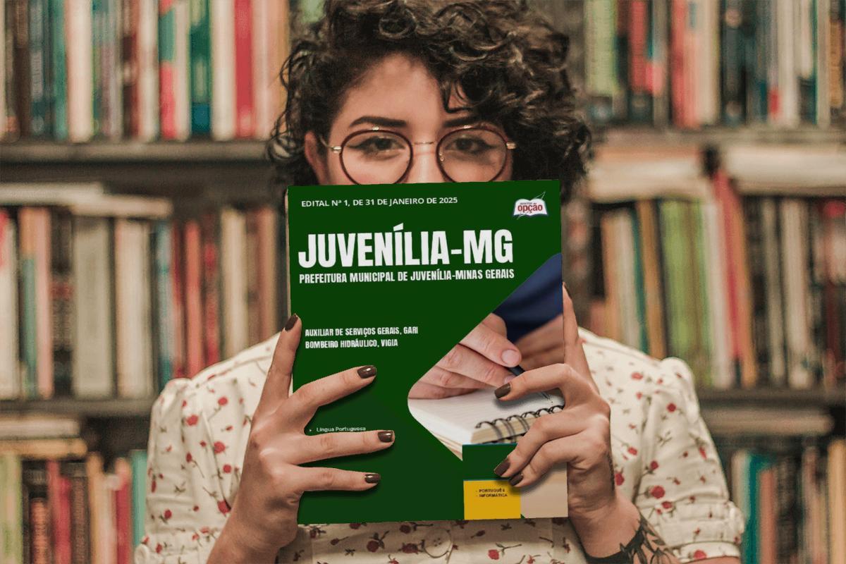 Miniatura Apostila Prefeitura Juvenília Mg 2025 Auxiliar Serviços