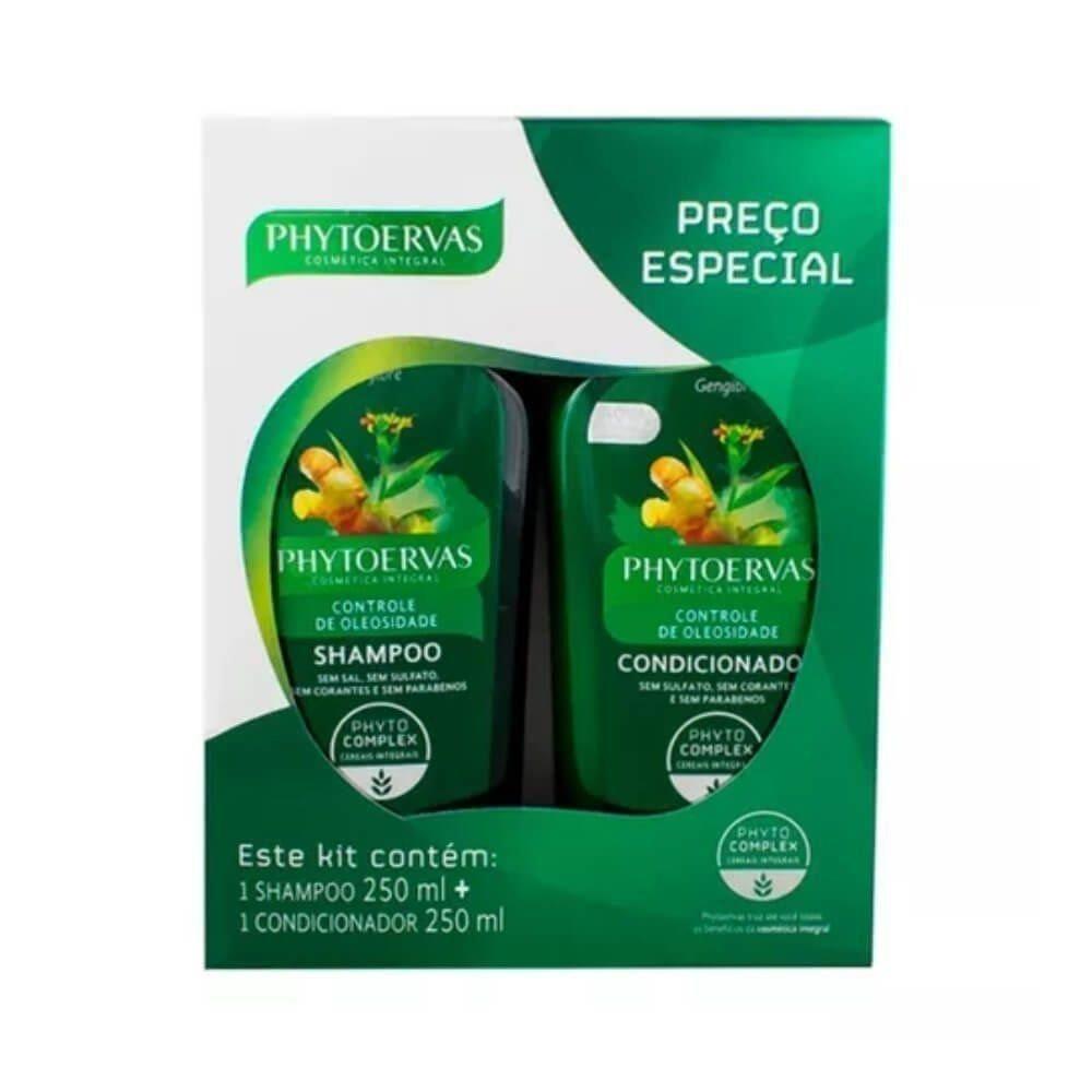 Miniatura Phytoervas Controle Da Oleosidade Shampoo + Condicionador 250ml