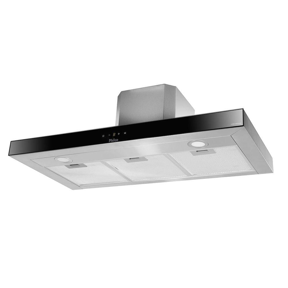 Miniatura Coifa Philco 90cm Exaustor E Depurador Painel Touch PCO90I 220V