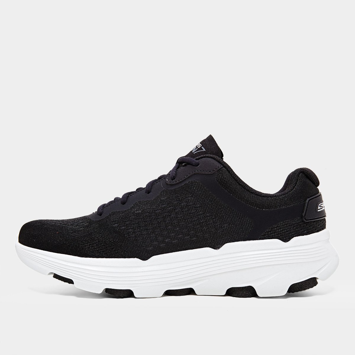 Miniatura Tênis Skechers Go Run 7.0 Masculino Preto+Branco - 38