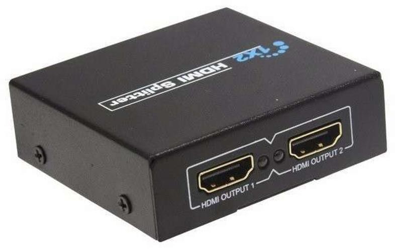 Miniatura Splitter Hdmi 1X2 Distribuidor Duplicador 1.3 Full Hd 1080P