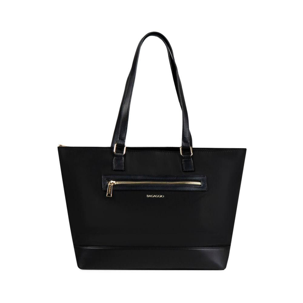 Bolsa de Ombro Feminina Tote Nylon Premium Preta