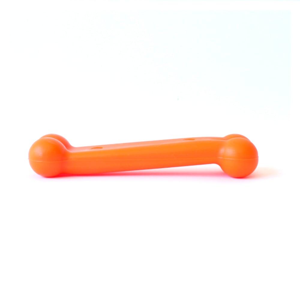 Miniatura Brinquedo Odontopet Osso Bone Flexi Laranja para Cães - Tam. M