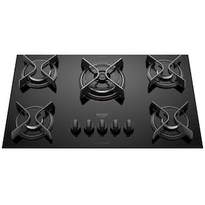 Cooktop a Gás 5 Bocas Dako Supreme com Queimador Tripla Chama Preto