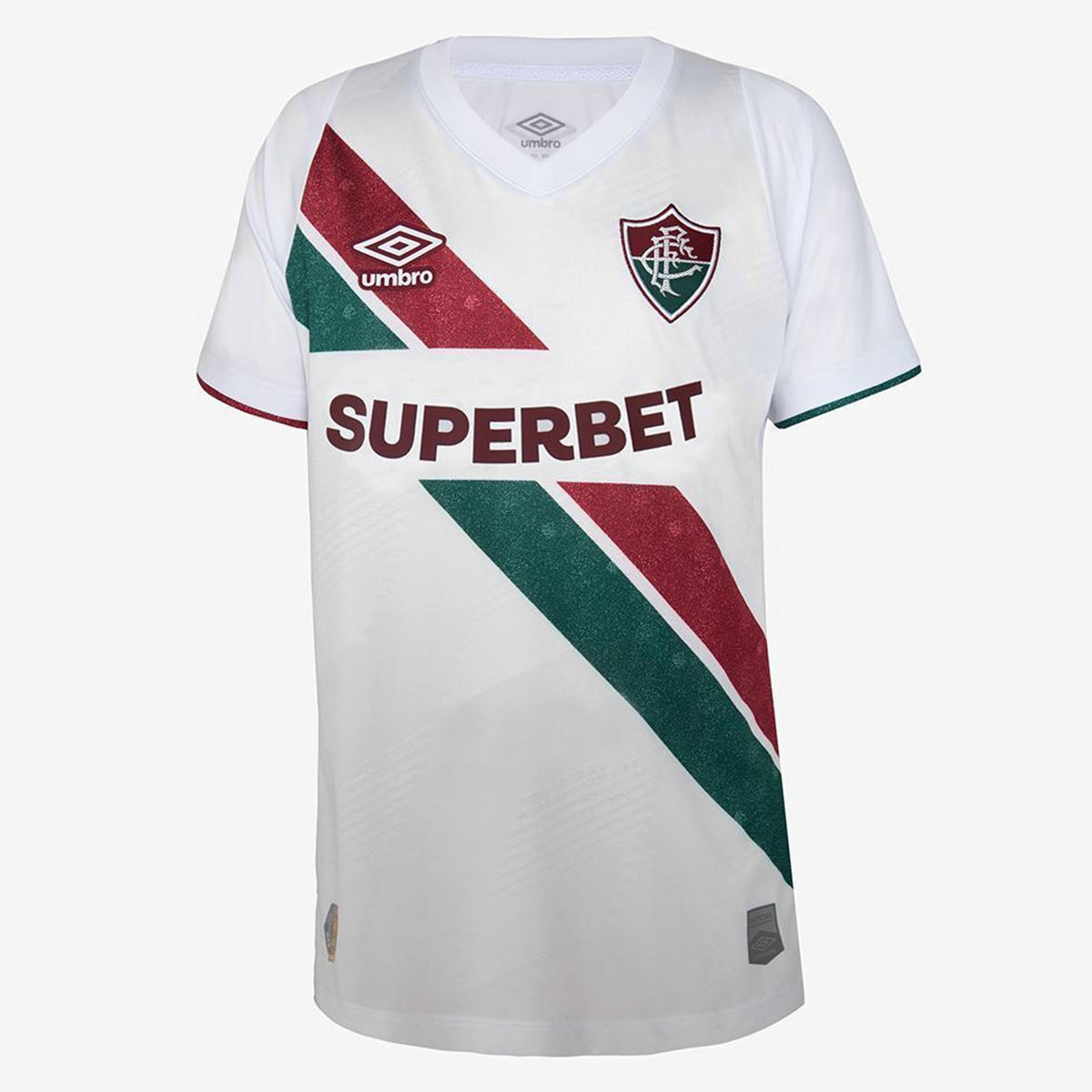 Miniatura Camisa Fluminense Infantil II 24/25 s/n° Torcedor Umbro Branco - 10A