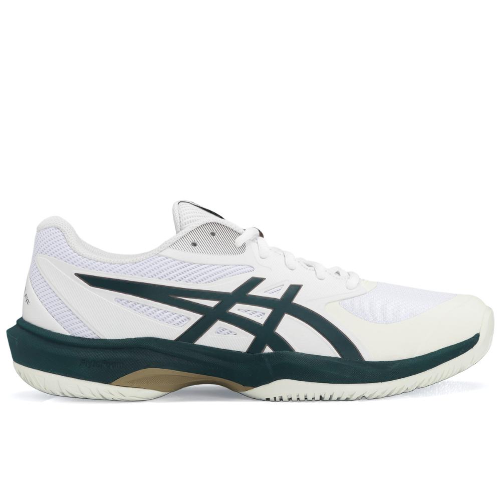 Miniatura Tênis Asics Game FF - All Court - Branco e Verde 40
