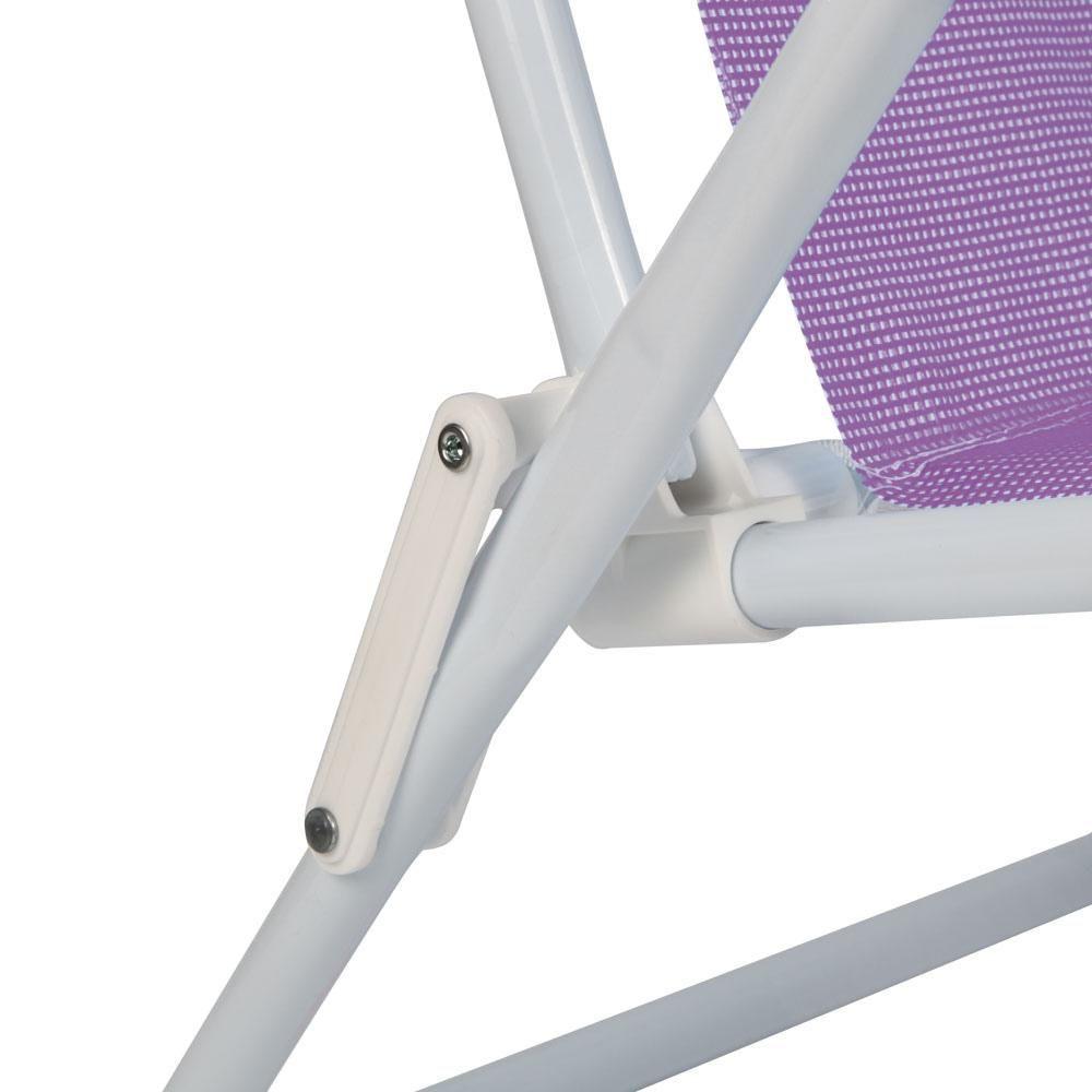 Cadeira De Praia Piscina Reclinável 8 Posições Sannet Mor Cor:lilás Lilás