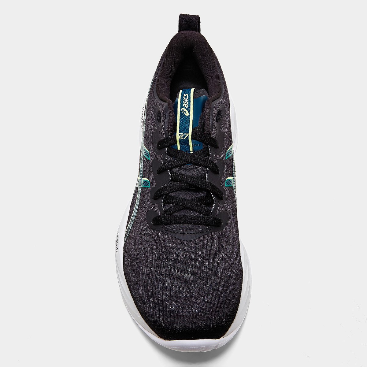 Miniatura Tênis Asics Gel-Cumulus 27 Masculino Preto+Amarelo - 39