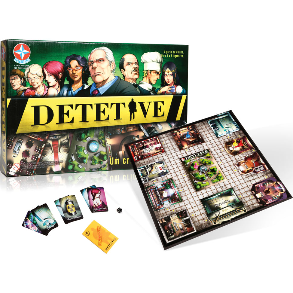Miniatura Jogo Detetive Com Aplicativo Para Celular - Estrela Jogo - Estrela - Tabuleiro