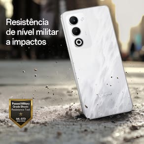 Smartphone OPPO A5 5G Tela 6.67" 256GB 8GB RAM Câmera 50MP Branco CEL. OPPO A5 5G 256GB 8GB BRANCO