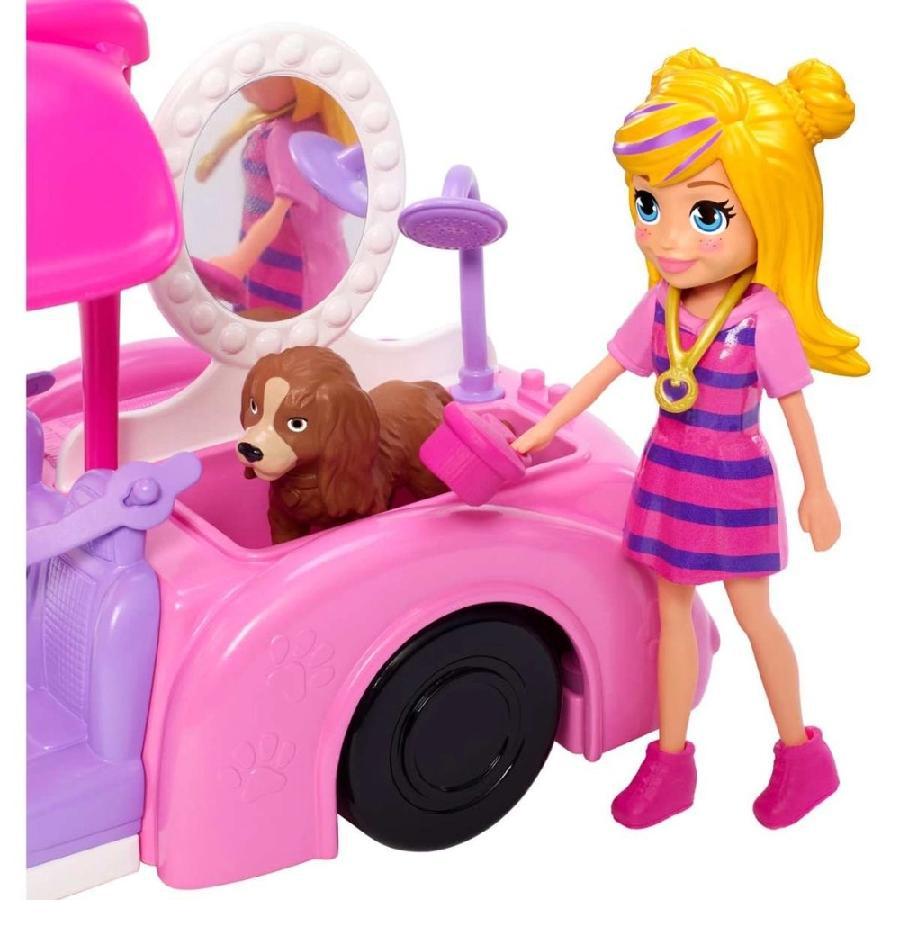 Miniatura Polly Pocket Boneca E Carro Mattel - 8444