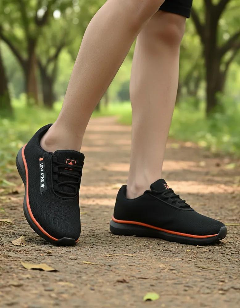 Miniatura Tênis Leve Star: Conforto E Lev Preto/Verde/Run 41 Br