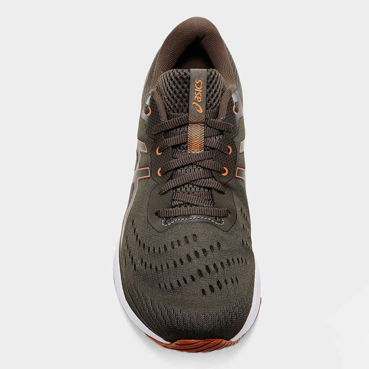 Miniatura Tênis Asics Gel-Shinobi 2 Masculino Marrom+Laranja - 39