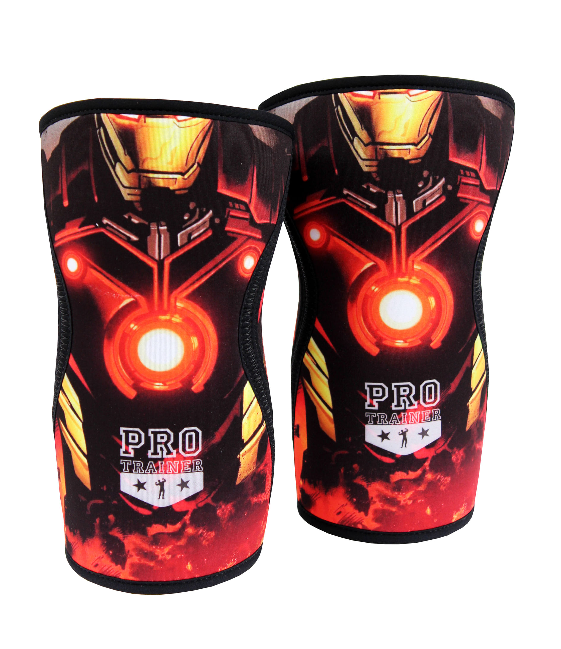 Miniatura Joelheira Crossfit homem ferro neoprene tamanho g