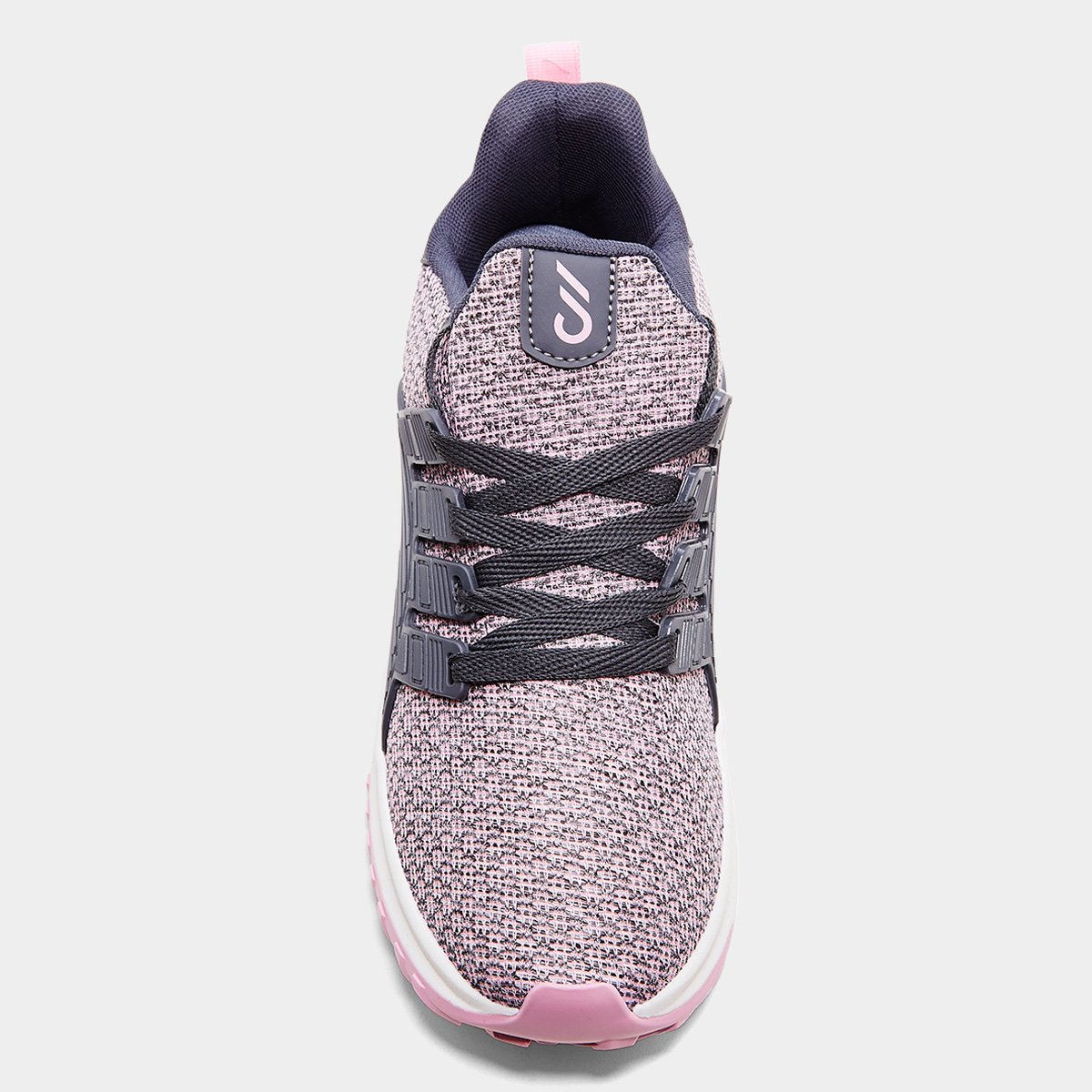 Miniatura Tênis Spark Feminino Grafite+Rosa - 34