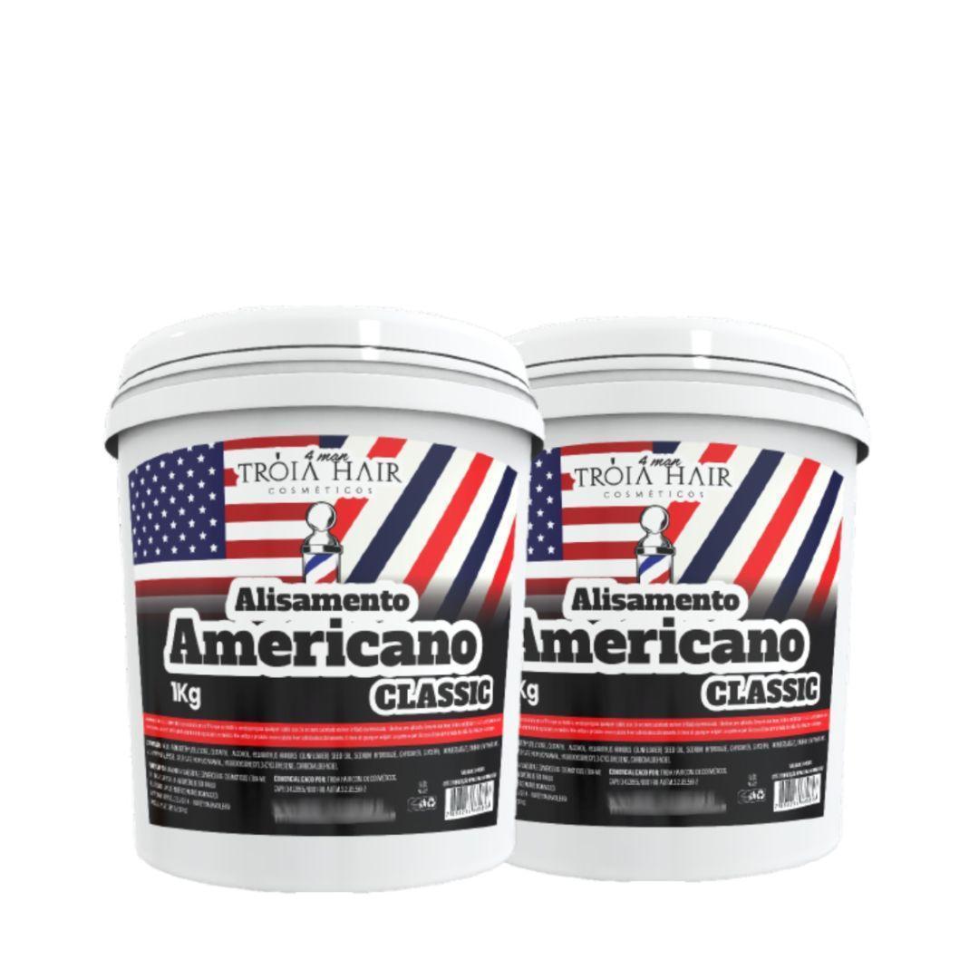 Miniatura Alisamento Americano Classic Troia Hair - Uso Profissional