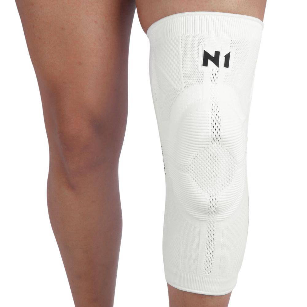 Miniatura Joelheira N1 Sport Pro com Haste Lateral e Gel Branca G