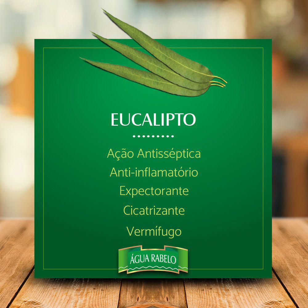 Miniatura Água Rabelo Tradicional Com Romã Kit 4 Uni. 500Ml Fitoterápico - Saúde - Kit - Cicatrizante - Água rabelo - Romã - 4 unidades