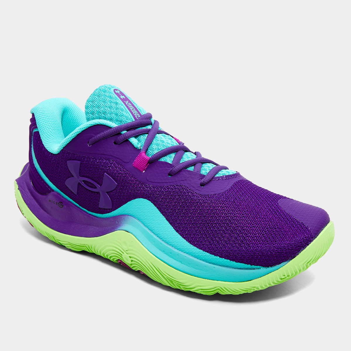Miniatura Tênis Under Armour Buzzer 2 Masculino Roxo - 36