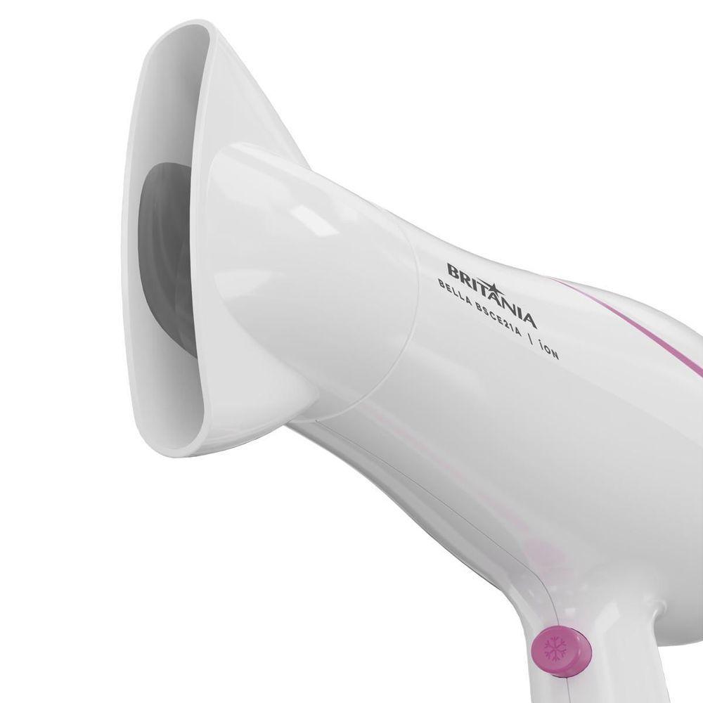 Kit Britânia Bella Escova Secadora Bella01 E Secador De Cabelos Bivolt BSCE21A