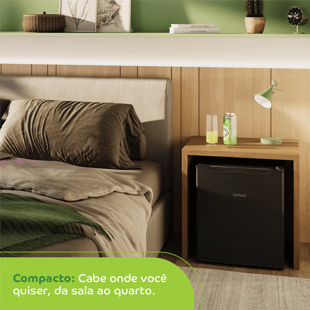 Frigobar 47 litros Consul Preto - CRC04AE 110v