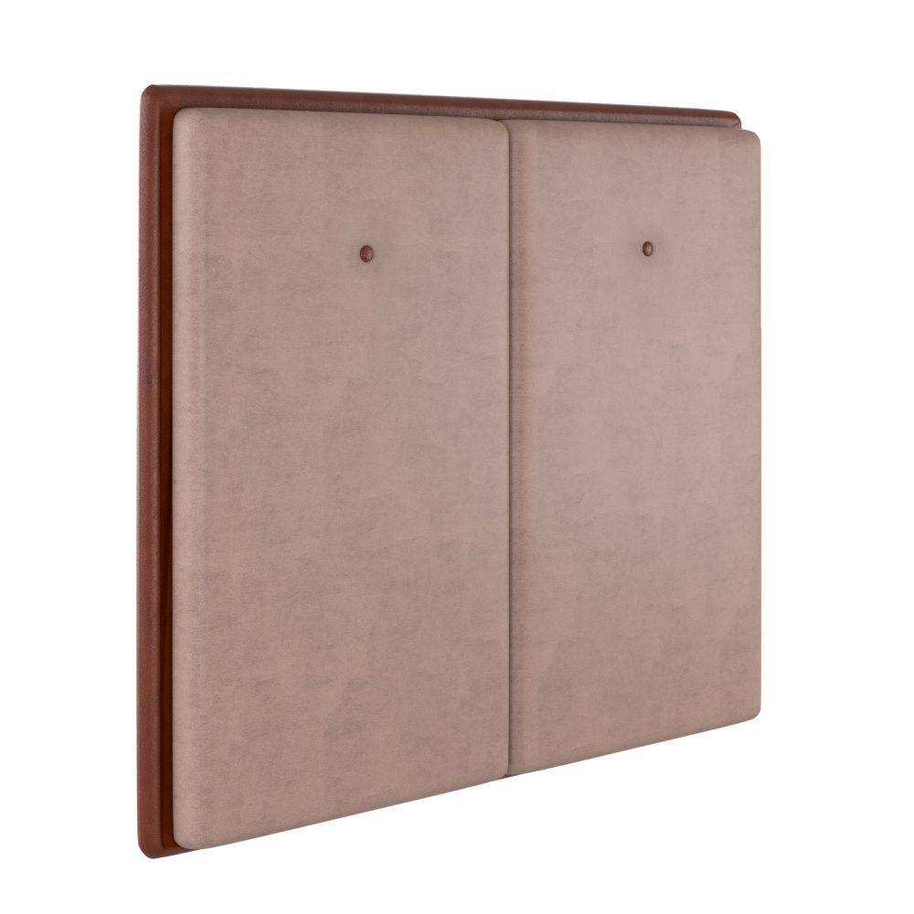 Miniatura Cabeceira Box Queen Lizz Veludo Rose