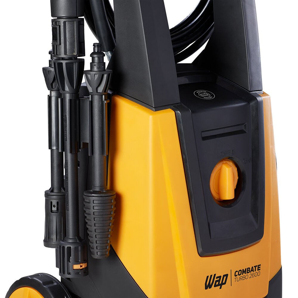 Lavadora de Alta Pressão WAP Combate Turbo 2600 Preto - 110V