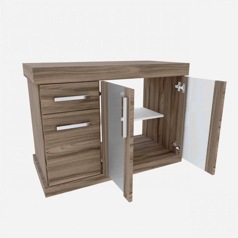 Miniatura Gabinete Atacama 2 Portas e 2 Gavetas Darabas Agardi Terracota