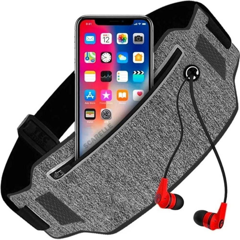 Miniatura Pochete Ultra Slim Corrida Doleira Academia Porta Celular