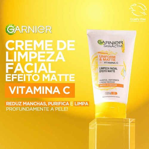 Miniatura Garnier Skin Vitamina C Kit - Hidratante Facial Antimanchas + Gel de Limpeza Facial Kit