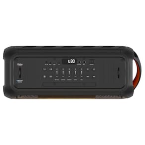 Caixa de Som Amplificada Philco Ex Bass PCX6700 com Bluetooth, Entrada Guitarra e Microfone, Controle Remoto e Flash Light - 650W