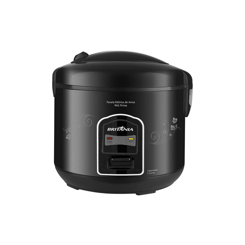 Miniatura Panela Elétrica De Arroz Britânia Pa5 Prime Preta 220v