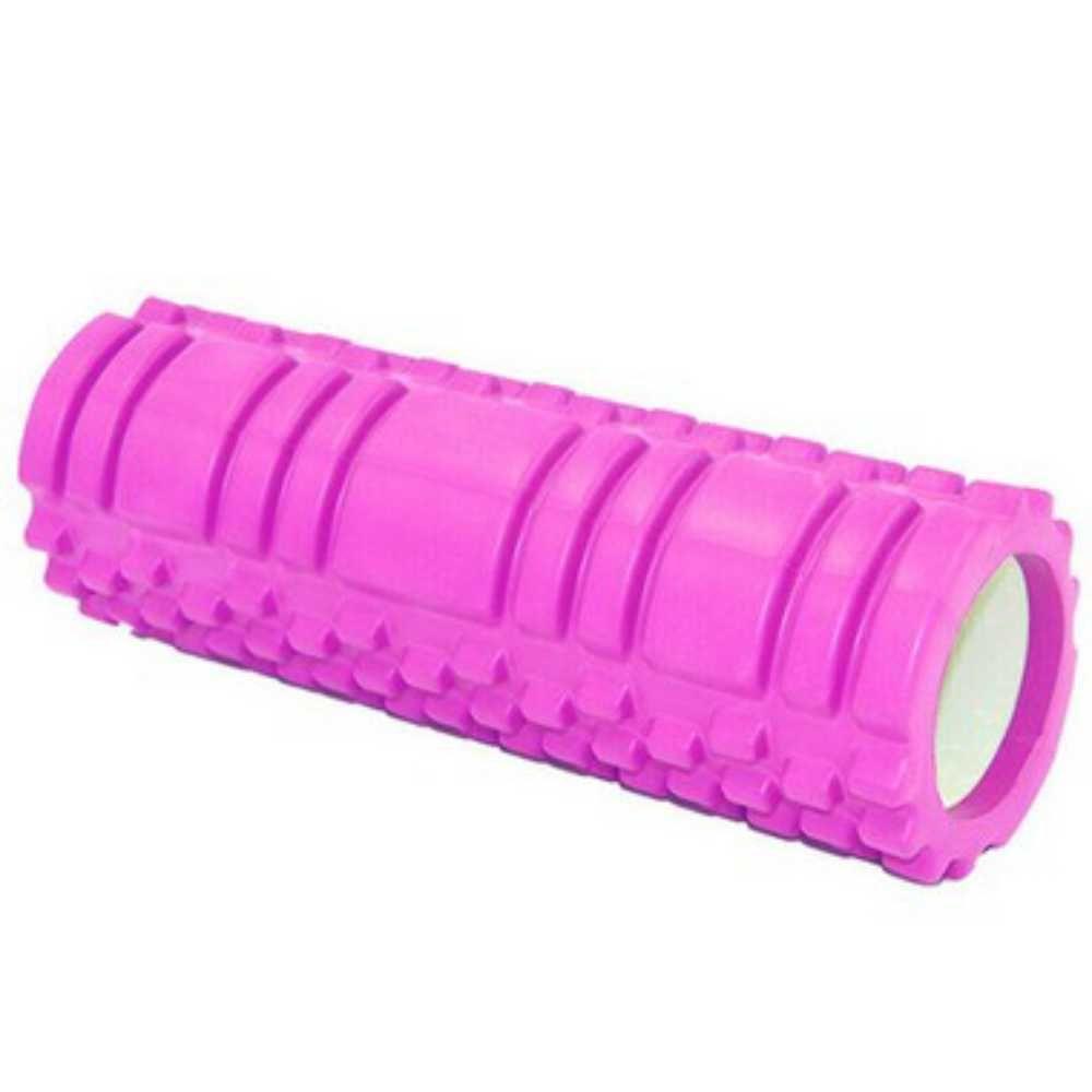 Miniatura Rolo Massagem Foam Roller Liberação Miofascial Crossfit Rosa