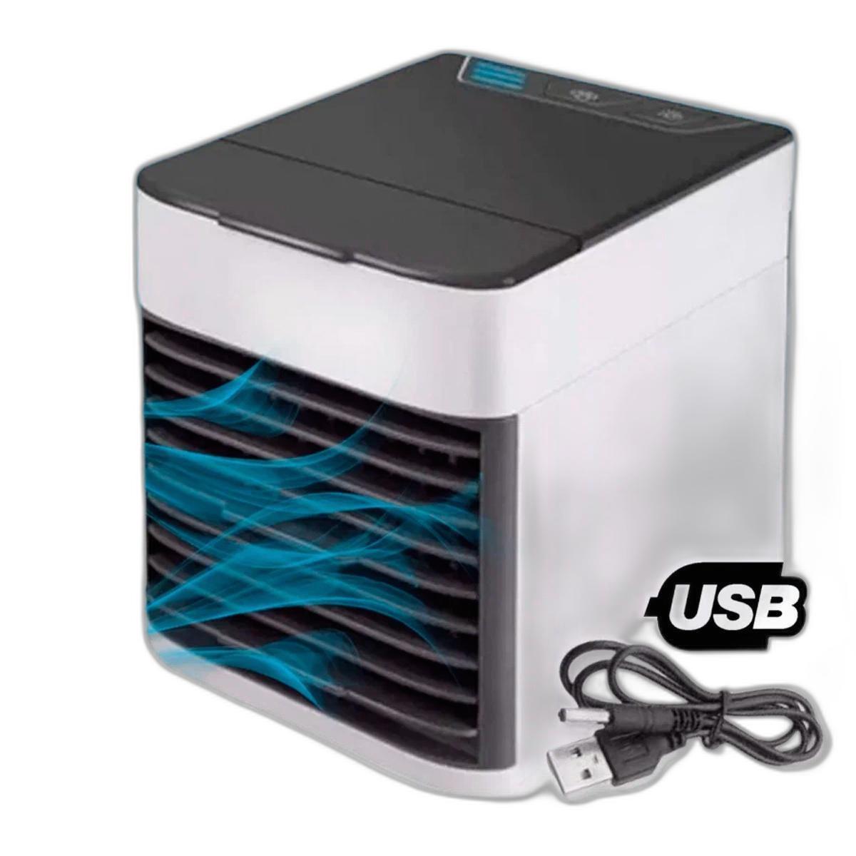 Miniatura Mini Ar Condicionado Portátil Usb Refrescar Seu Quarto