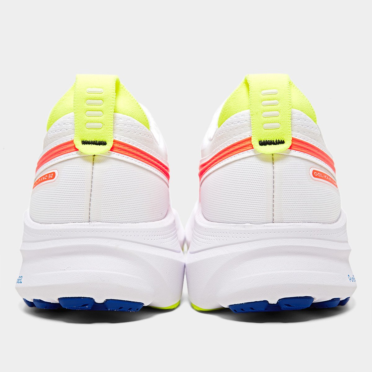 Miniatura Tênis Asics Gel Kayano 32 ATC Feminino Branco+Laranja - 33