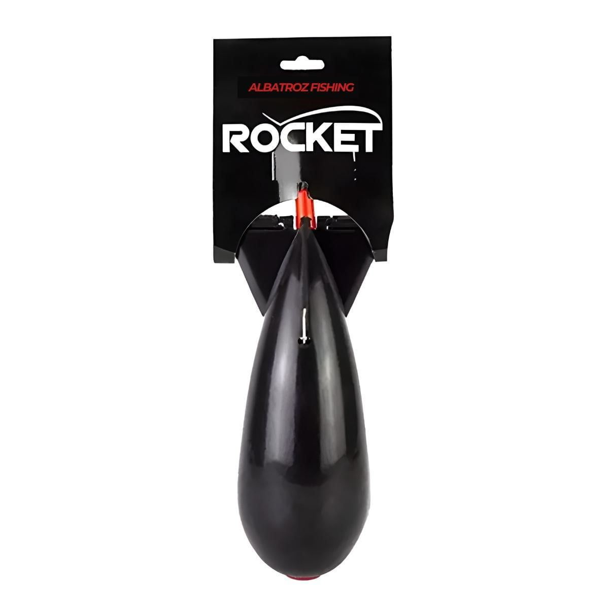 Miniatura Boia Rocket De Ceva Cevador Cevadeira Isca Ração E Pesca