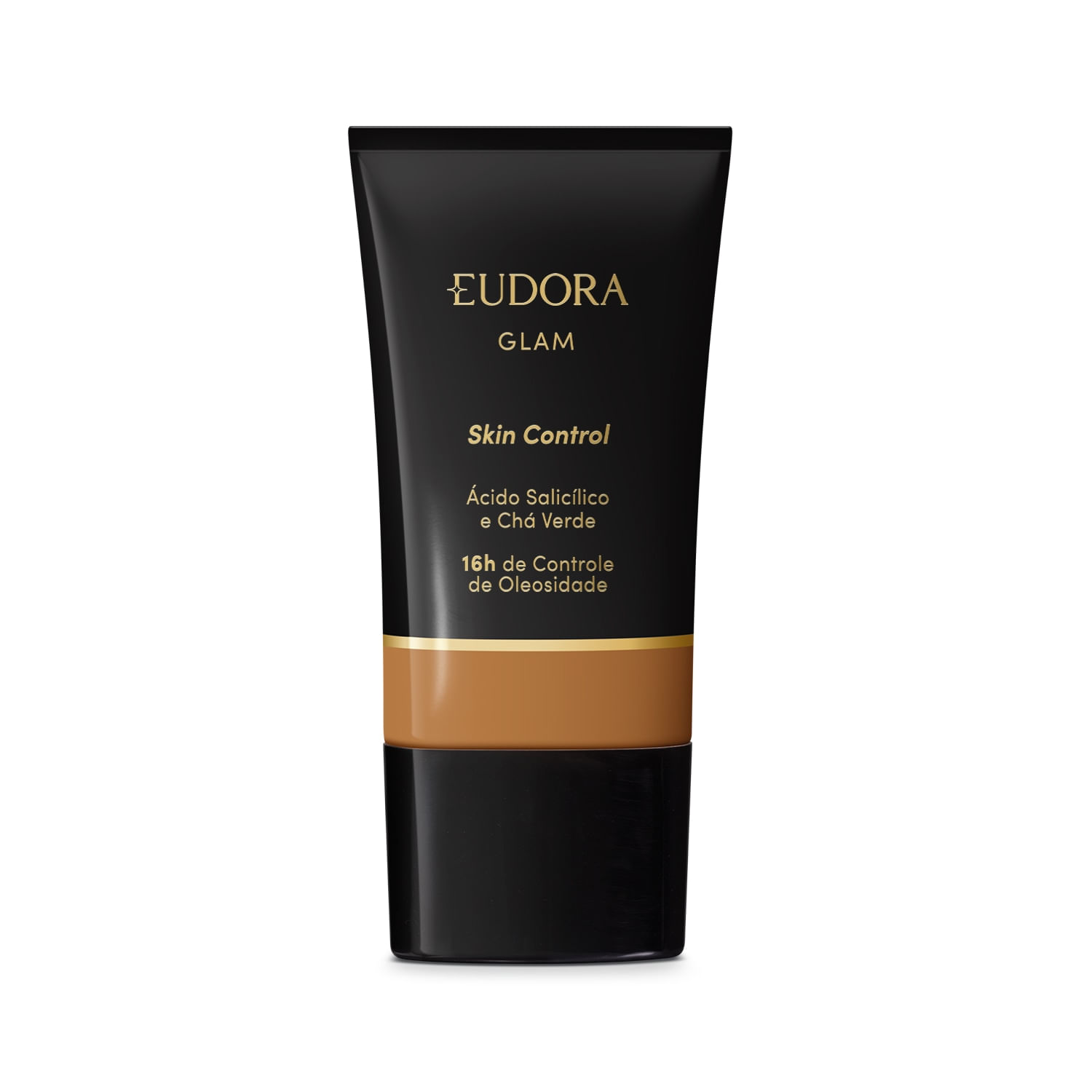 Miniatura Eudora Glam Base Líquida Skin Control Cor 70 30ml