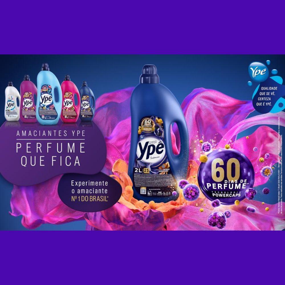 Miniatura Kit 2 Amaciante De Roupas Tradicional Ypê Intenso 2l