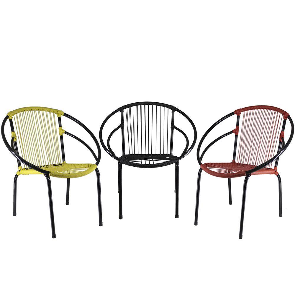 Miniatura Conjunto Com 3 Cadeiras Eclipse De área