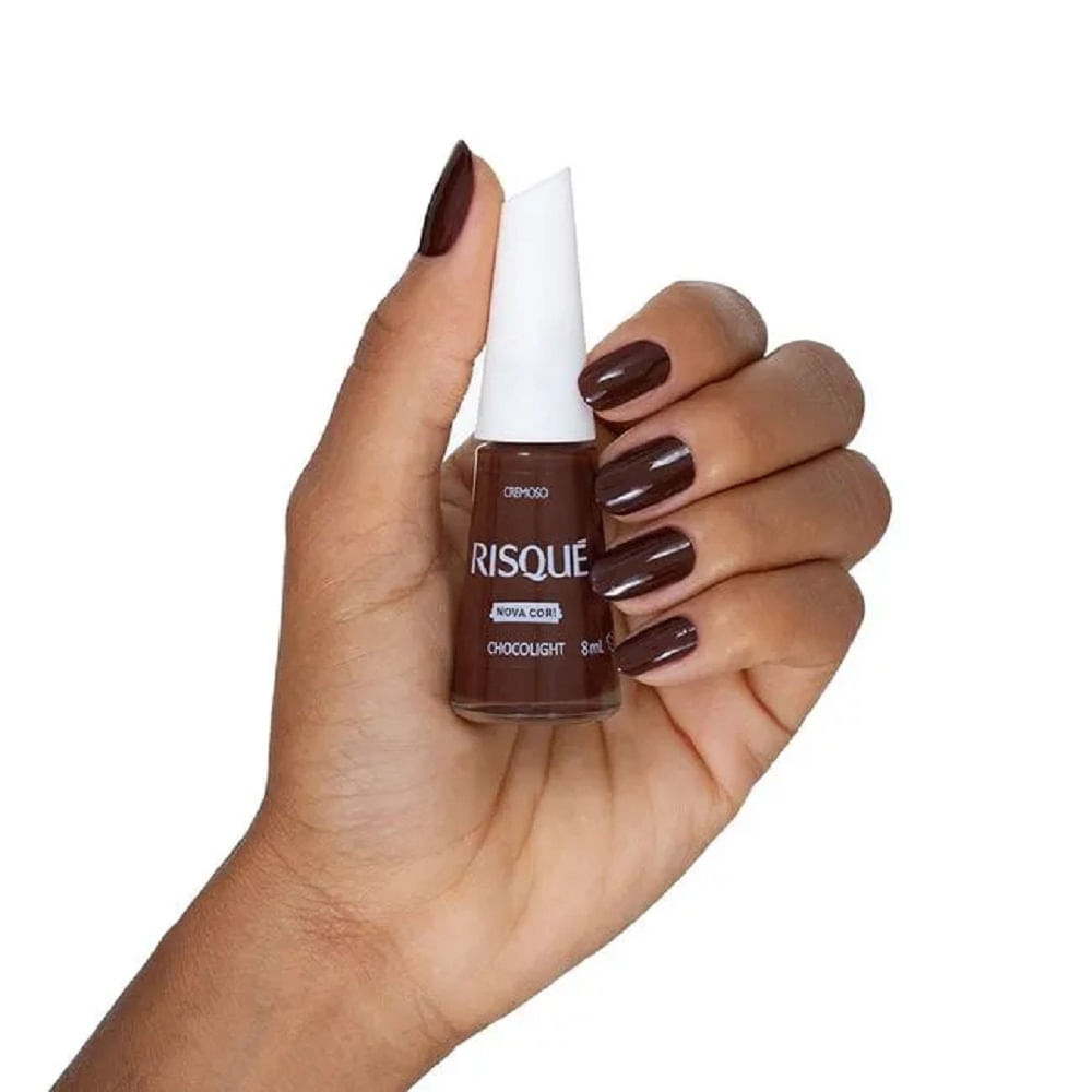 Miniatura Esmalte Risqué Regular Chocoligth Cremoso 8ml