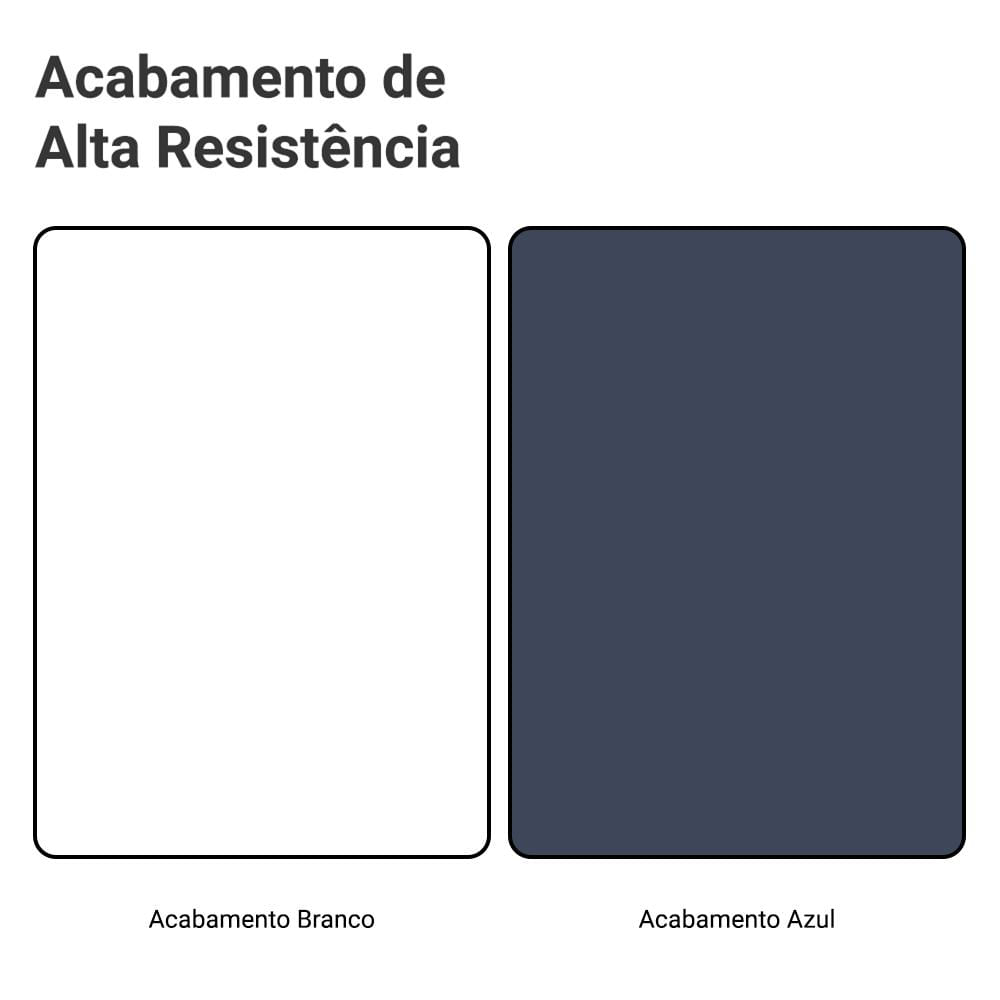 Armário Aéreo 70 cm 1 Porta Basculante Branco/Azul Vik Madesa Branco/Azul
