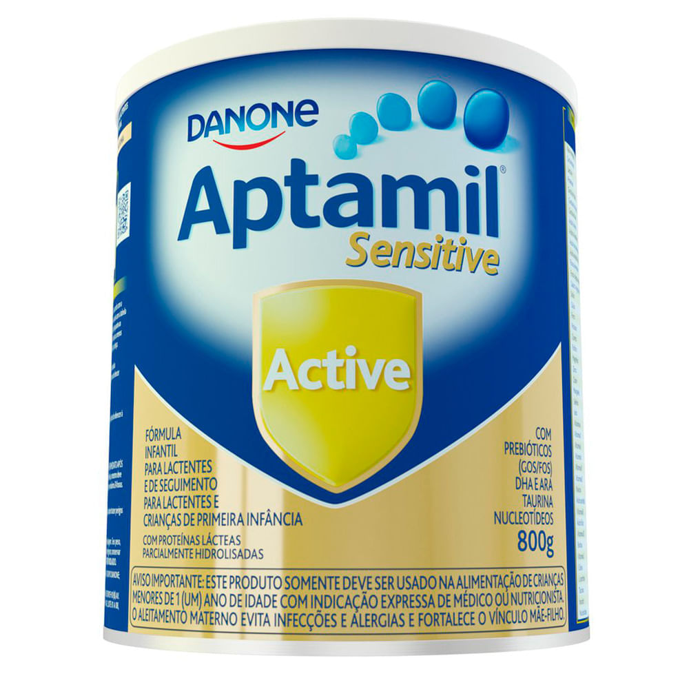 Miniatura Fórmula Infantil Aptamil Sensitive Active 800g