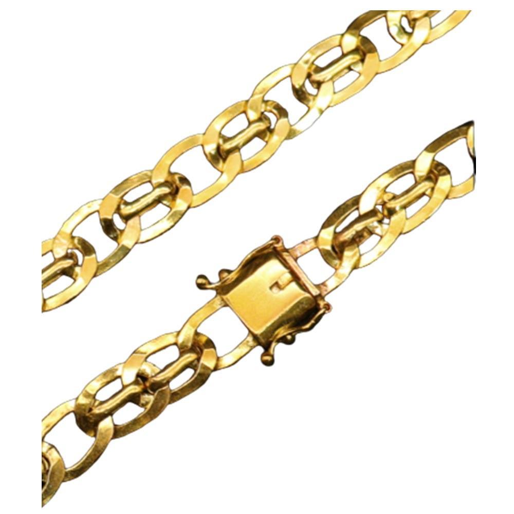 Miniatura Cordão Corrente Elo Inglês 10Mm