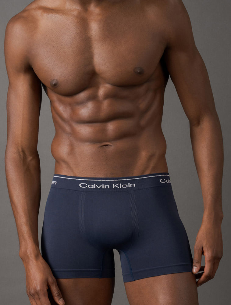 Miniatura Cueca Trunk Modern Cotton Seamless Calvin Klein Underwear - Azul Escuro Cueca Trunk Modern Cotton Seamless Calvin Klein Underwear Azul Escuro g