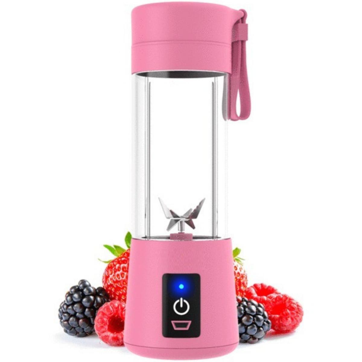 Miniatura Kit 3 Mini Liquidificador Portátil 6 Lâminas Potentes Usb Bivolt - Kit de eletroportáteis - Juice - Juice cup 6 lâminas potentes .