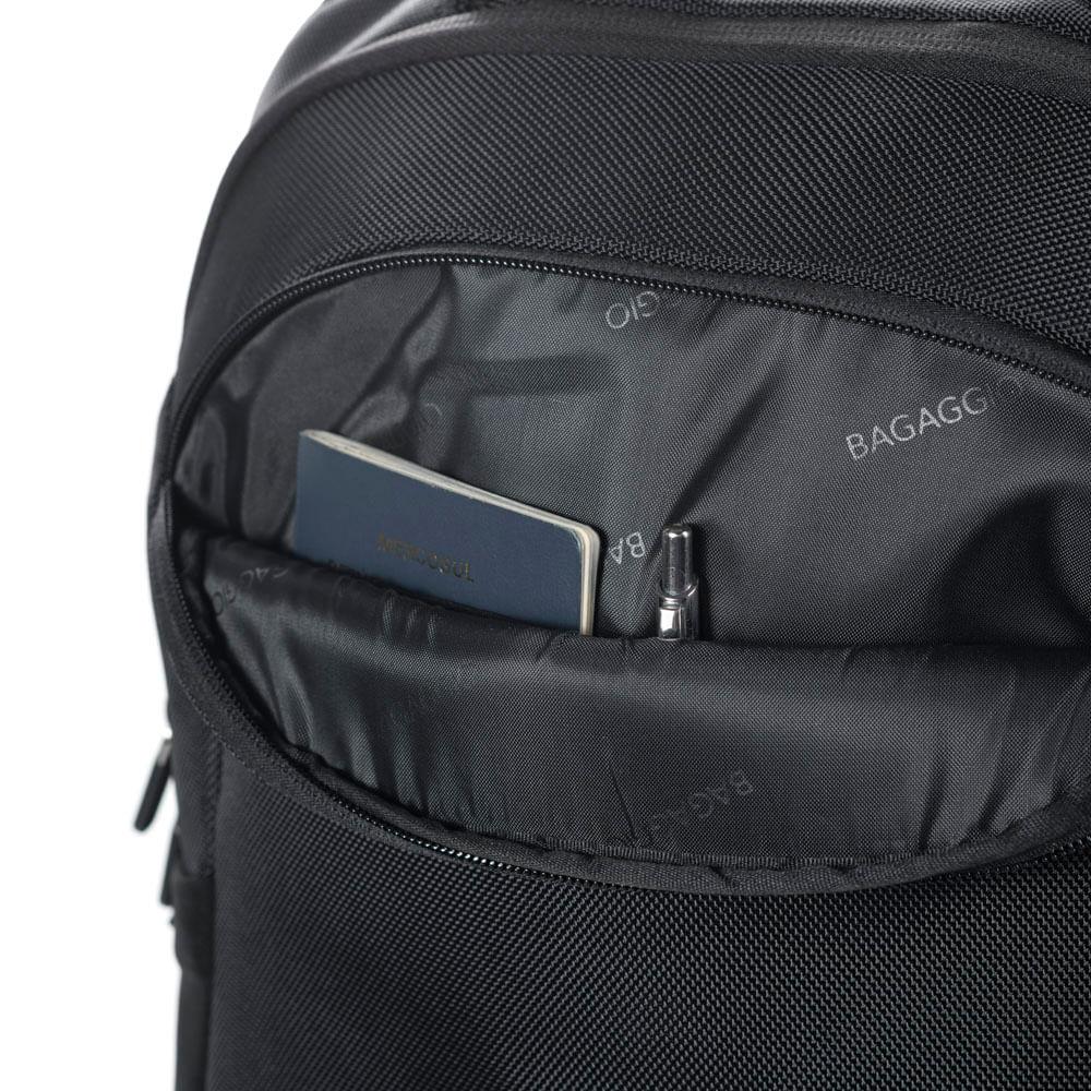 Mochila Masculina para Notebook Space Preta Preto