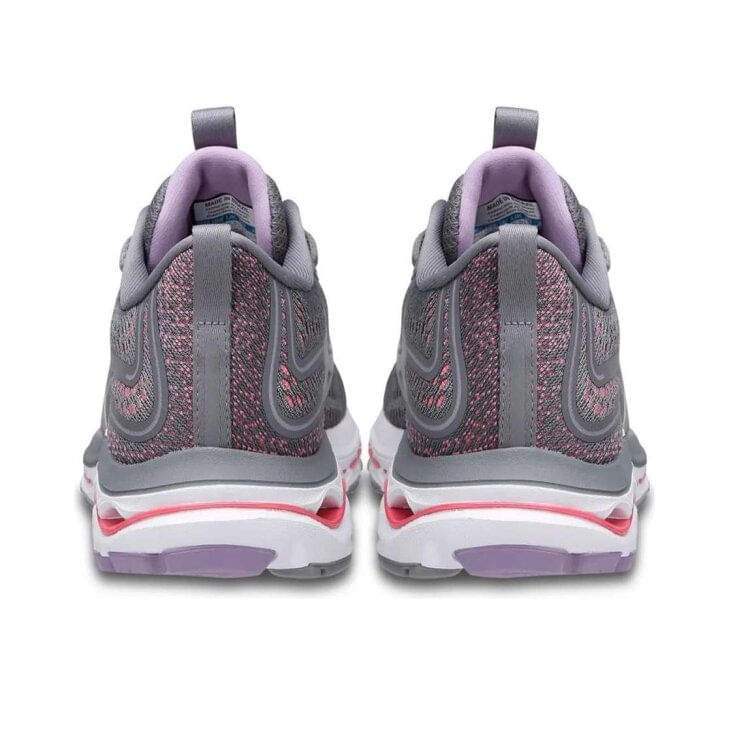 Miniatura Tenis Mizuno Wave Nitron 2 Feminino - Cinzarosa - CINZA/ROSA 35